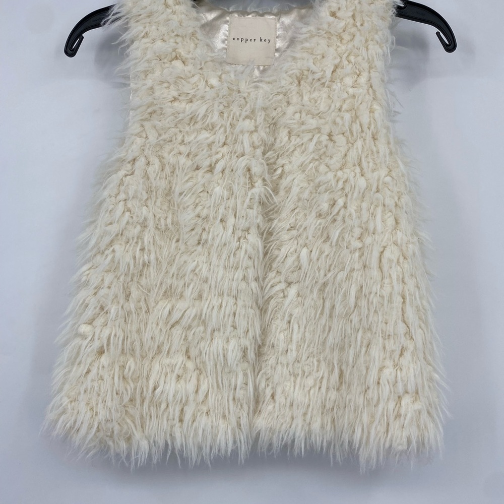 COPPER KEY faux fur vest